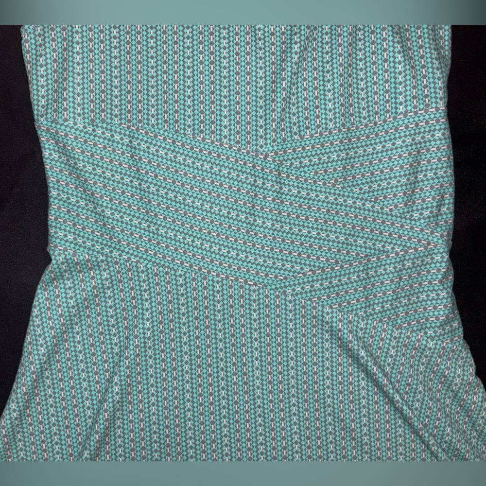 Prana Amelie Athletic Teal Midi Dress Size Small - Picture 4 of 6
